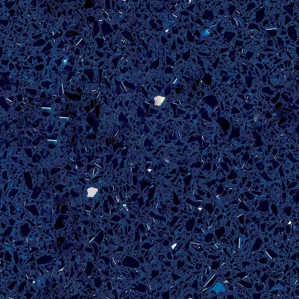 Starlight Blue Quarz composite Tiles polished, Preserved, Calibrated, Premium quality  in 60x30x1 cm