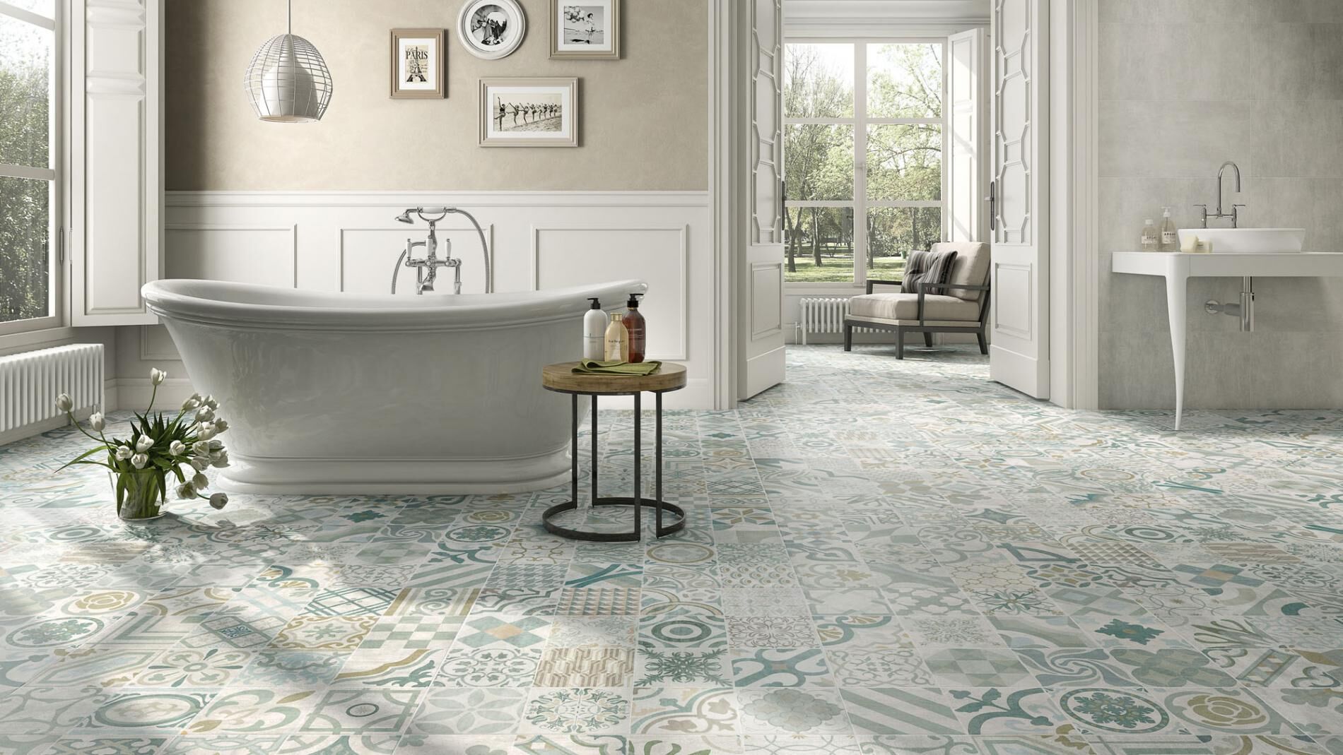 Floor Tiles PROVENZAL BLANCO Matt 60x60 cm