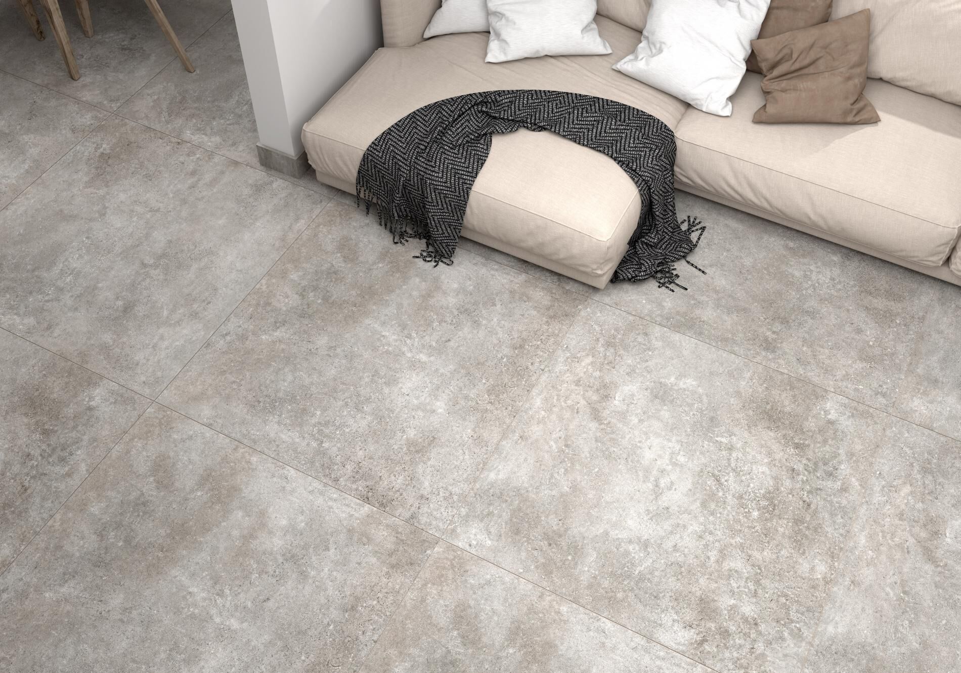 Floor Tiles ARGILE IVORY Matt 90x90 cm