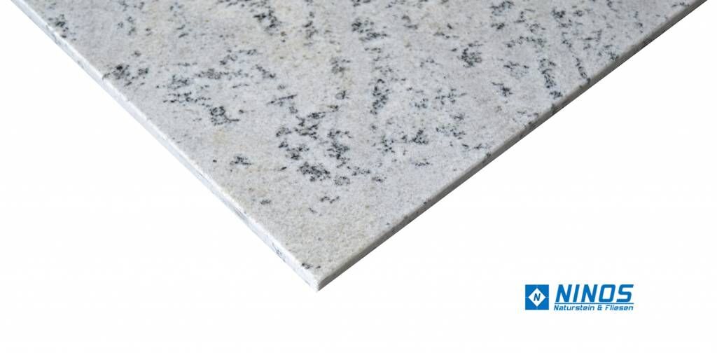 Kashmir White Scuro Granite Tiles polished Premium quality in 61x30,5x1 cm
