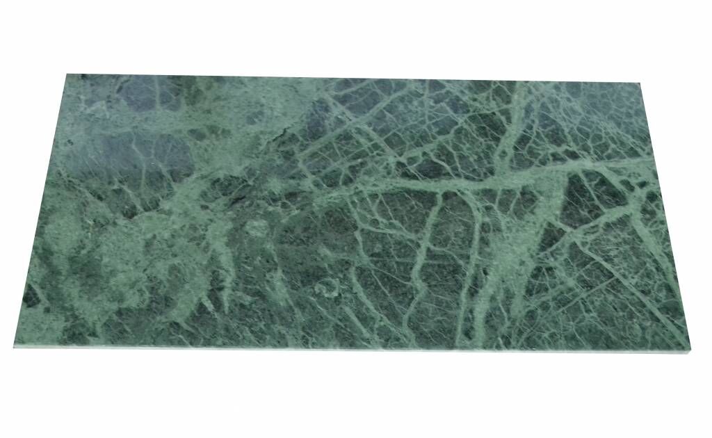 Verde Guatemala Marmorfliesen Poliert, Gefast, Kalibriert Premium Qualität in 61x30,5x1 cm