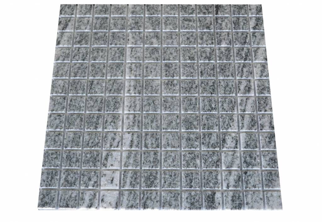 Juparana Grey Granit Mosaic tiles  in 30x30 cm