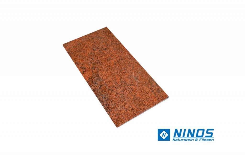 Multicolor Red Graniet Vloertegels gepolijst Premium qualiteit in 61x30,5x1 cm