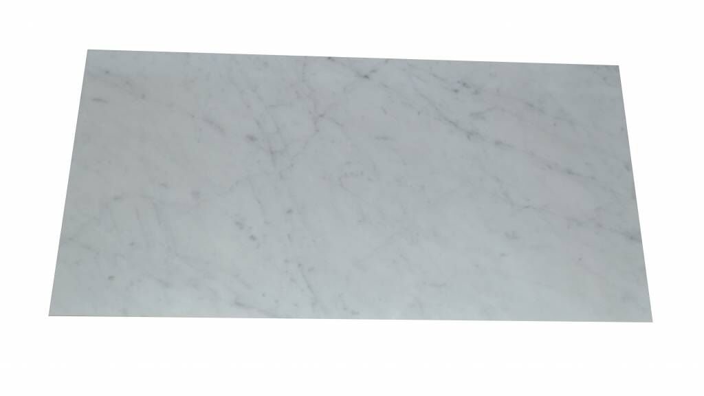 Bianco Carrara CD Marmer Vloertegels gepolijst, geconserveerd, gekalibreerd Premium qualiteit in 61x30,5x1 cm