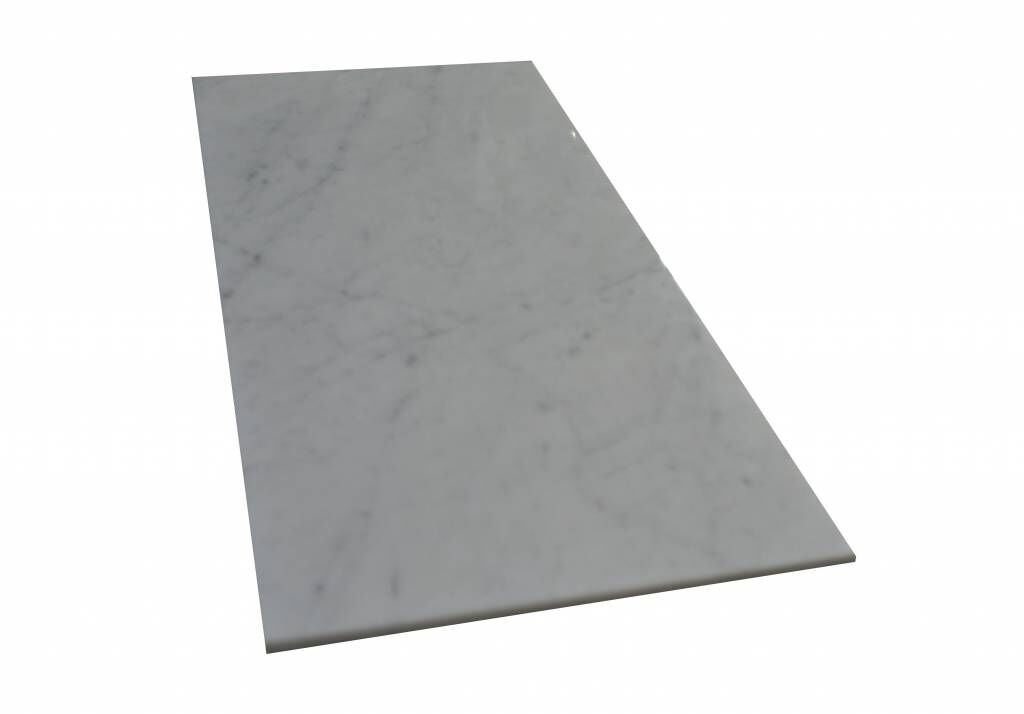 Bianco Carrara CD Marble Tiles polished, Preserved, Calibrated Premium quality in 61x30,5x1 cm